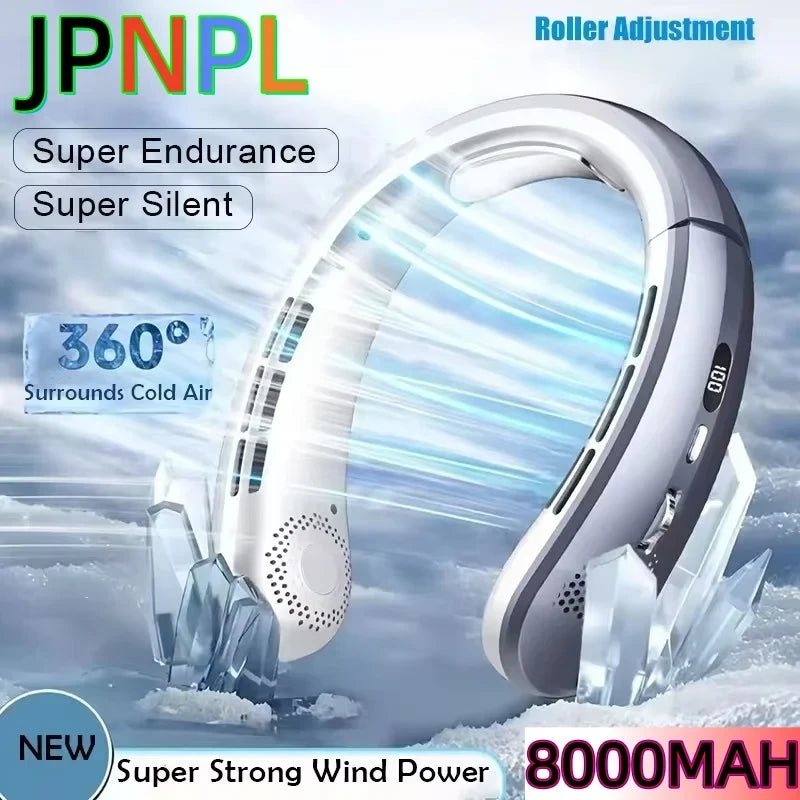 Portable Bladeless Hanging Neck Fan