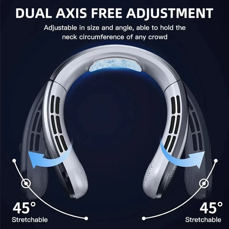 Airlyx Wearable Neck Fan — Bladeless, 8000mAh, 9-Hour Cooling