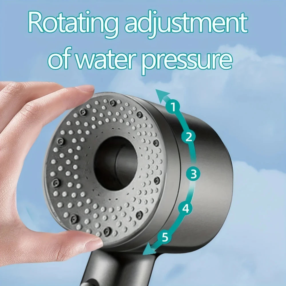 Filtered Five-Mode Handheld Showerhead