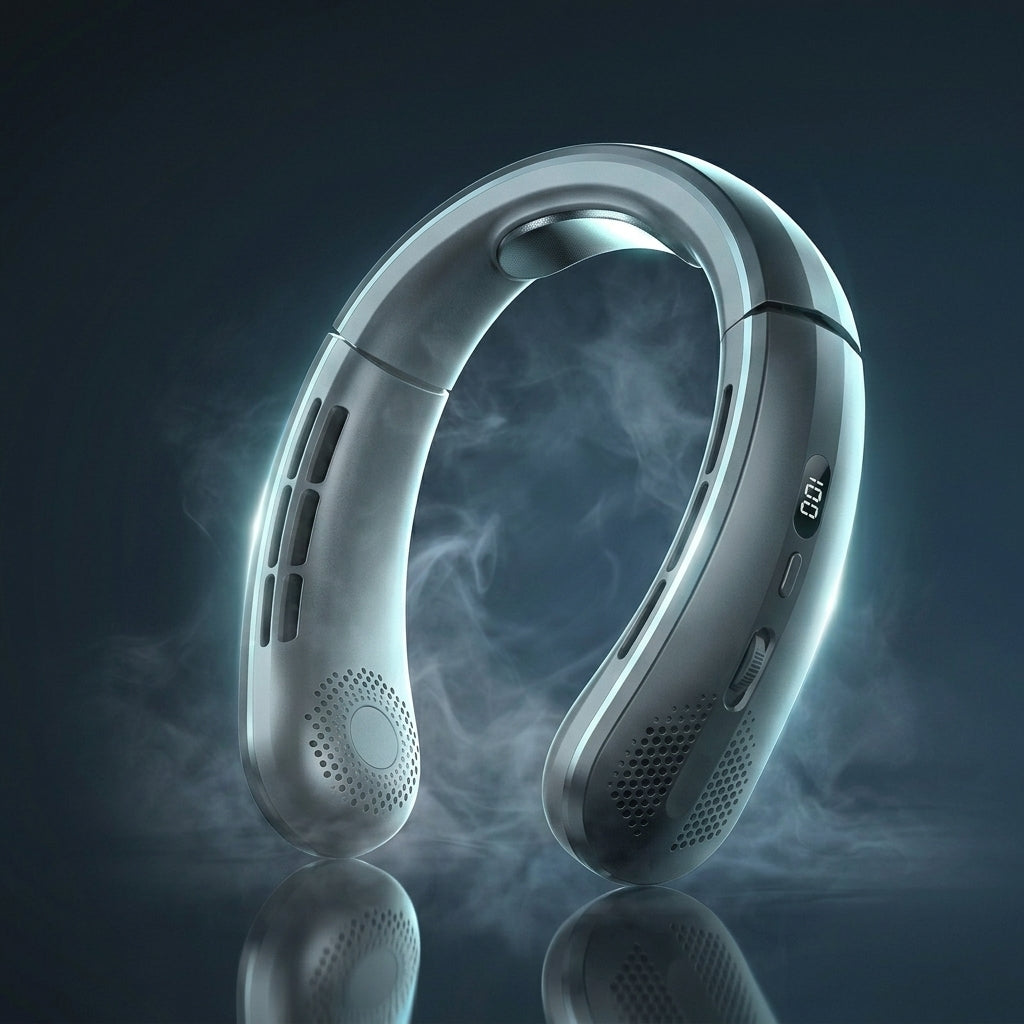 Airlyx Wearable Neck Fan — Bladeless, 8000mAh, 9-Hour Cooling