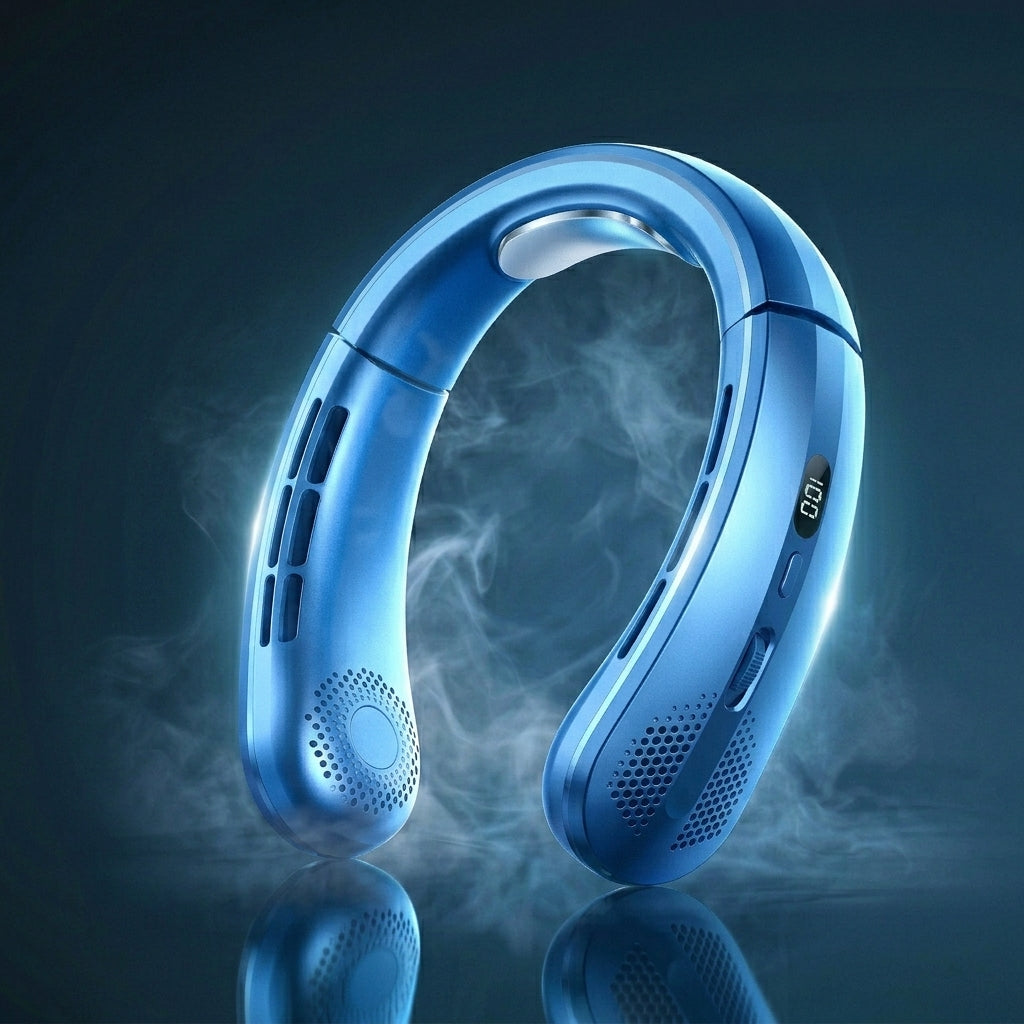 Airlyx Wearable Neck Fan — Bladeless, 8000mAh, 9-Hour Cooling